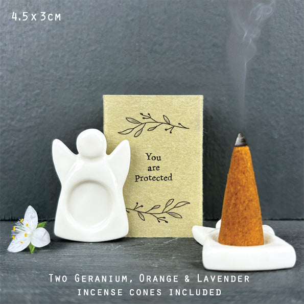 Protected Angel Matchbox Incense Cone