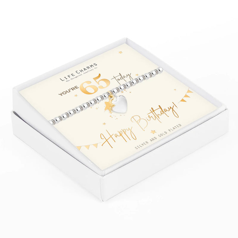 65th Birthday Bracelet