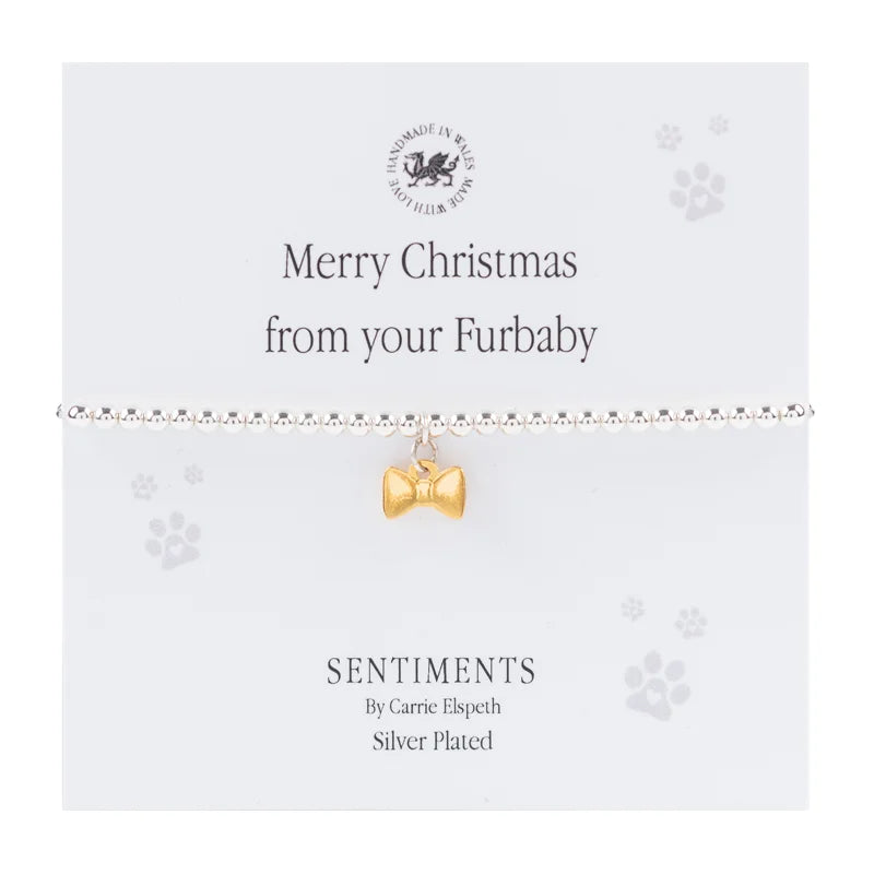 Merry Christmas From Your Furbaby Christmas Bracelet