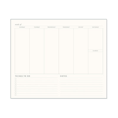 The Weekly Plan