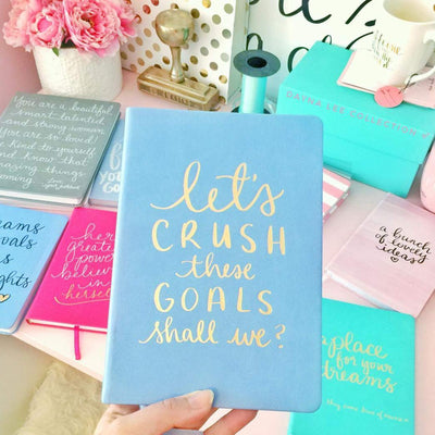 Let's Crush These Goals Notebook