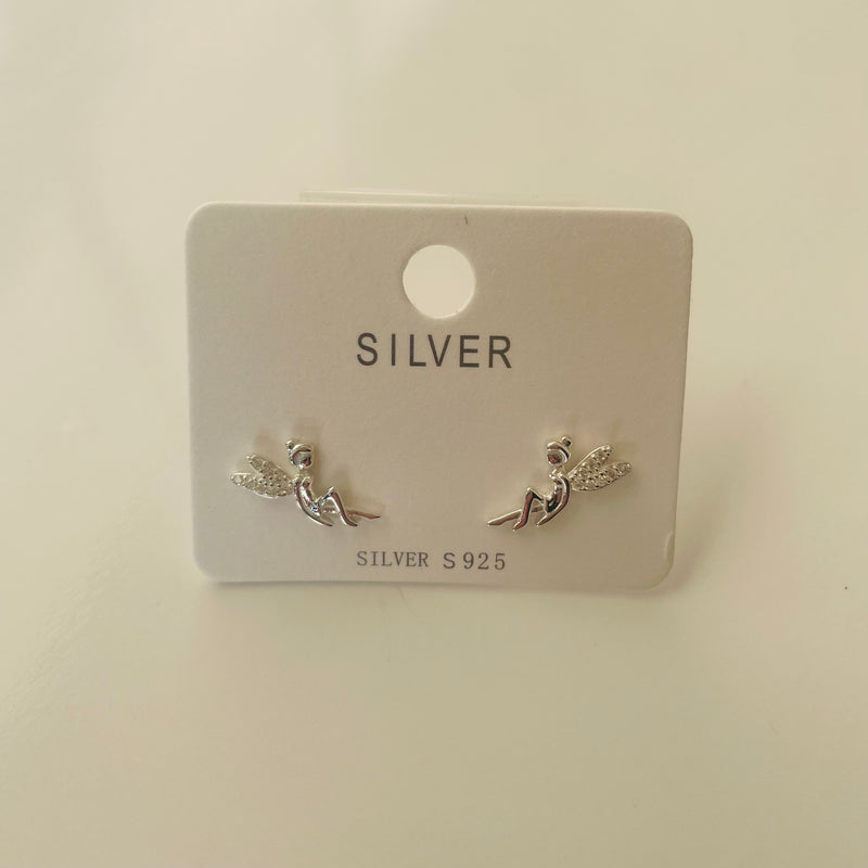 Sterling Silver Fairy Earrings