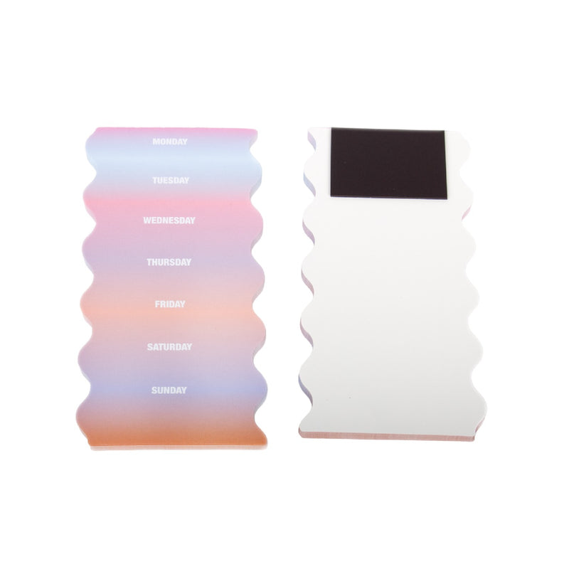 Ombre Wave Weekly Magnetic Planner