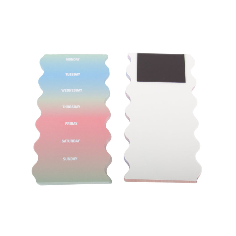 Ombre Wave Weekly Magnetic Planner