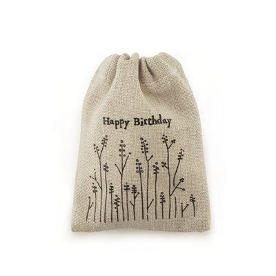 Happy Birthday Small Drawstring Bag