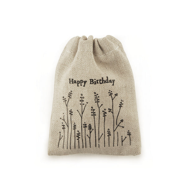 Happy Birthday Small Drawstring Bag