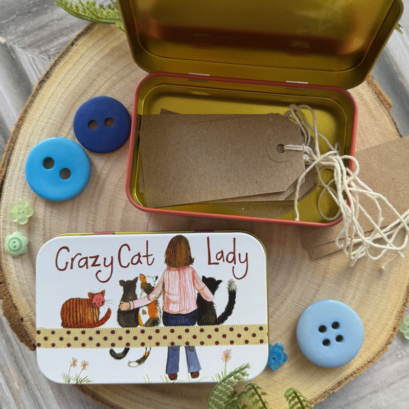 Crazy Cat Lady Small Tin