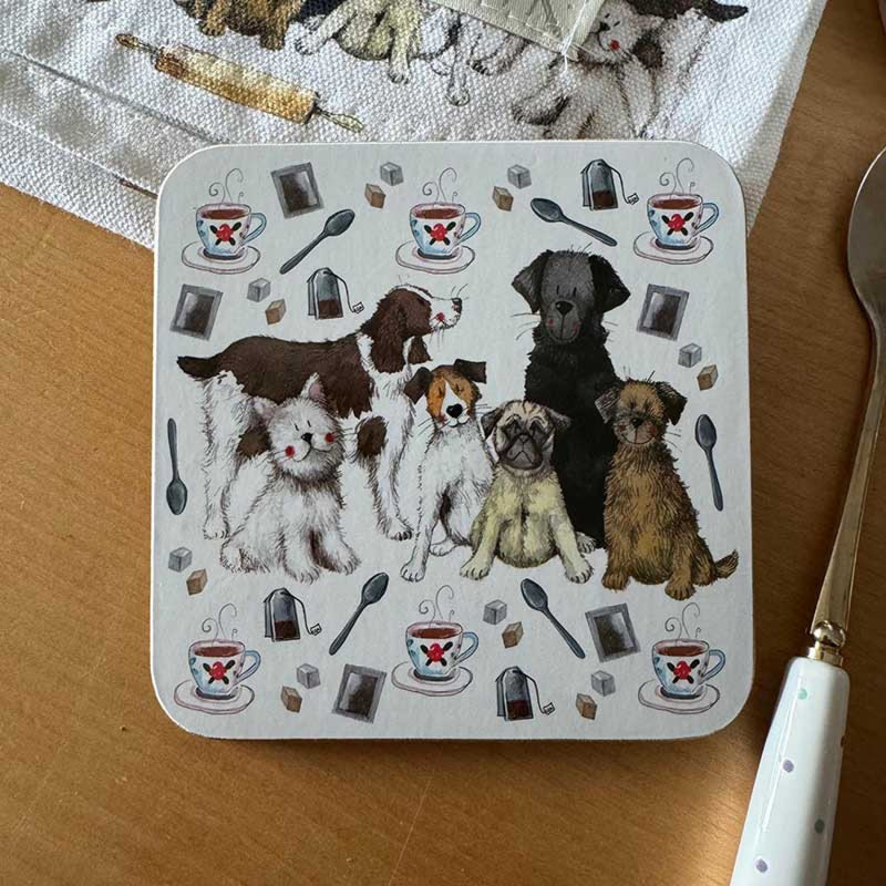 Dog & Tea Coaster