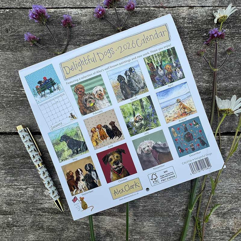 Delightful Dogs 2026 Calendar