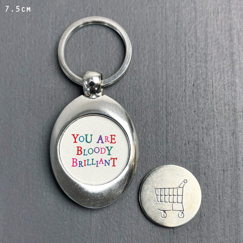 Bloody Brilliant Keyring