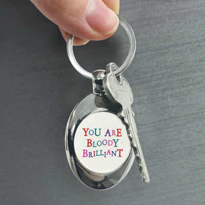 Bloody Brilliant Keyring