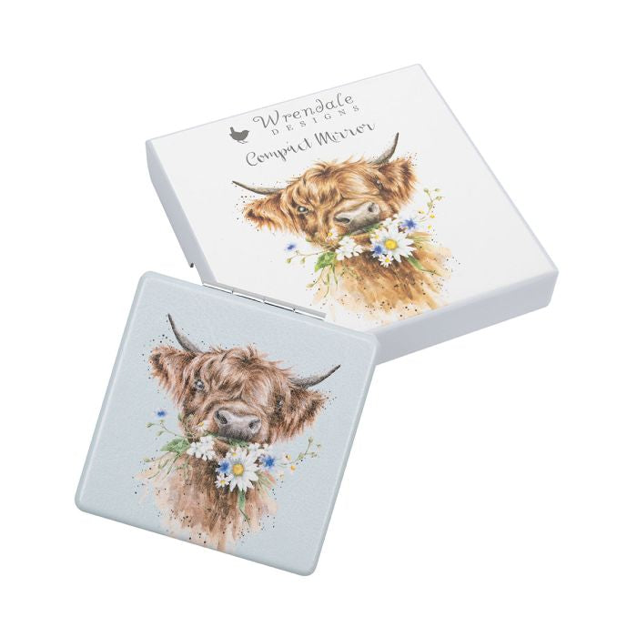 Daisy Coo Cow Compact Mirror