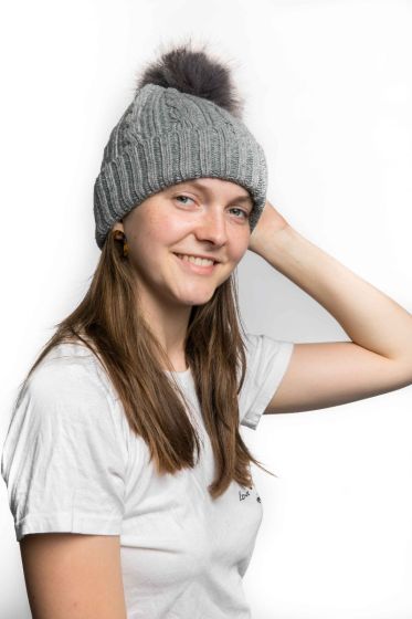 Grey Woolly Hat