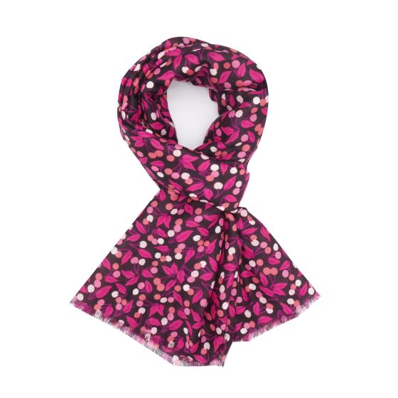 Pink Berries Scarf