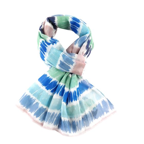 Stripes Blue Scarf