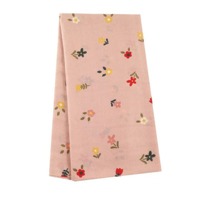 Pink Ditsy Flower Scarf