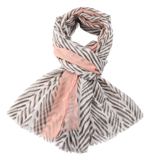 Little Branches Coral Scarf