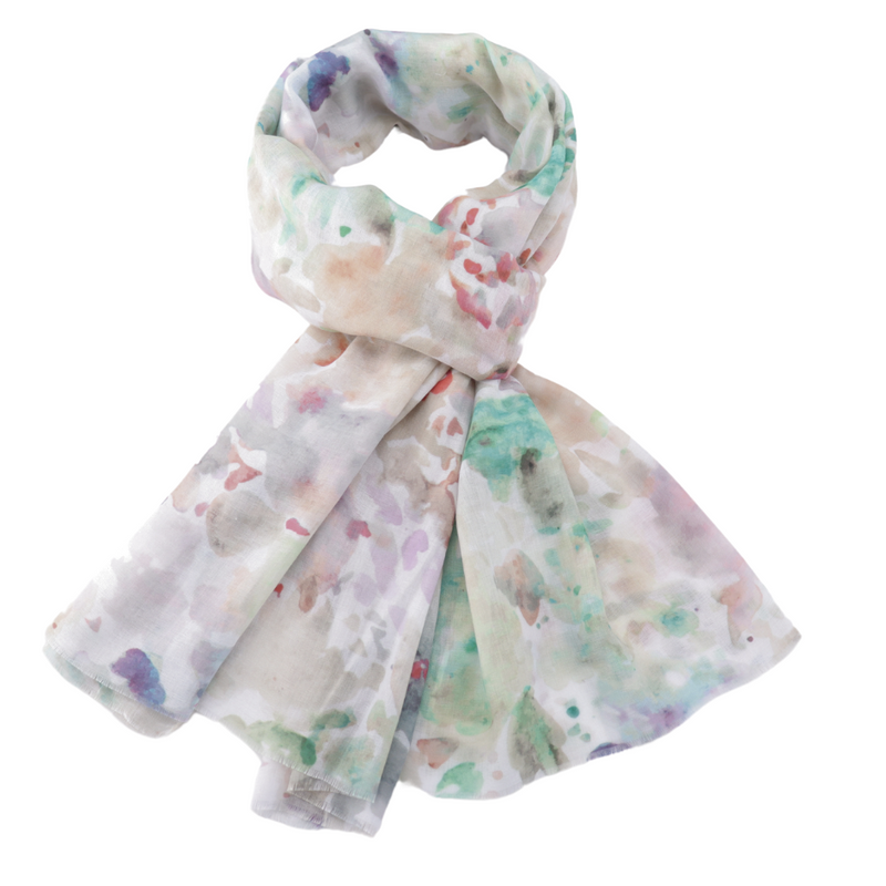 Tie Dye Green Scarf