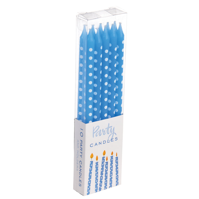 Blue Birthday Candles