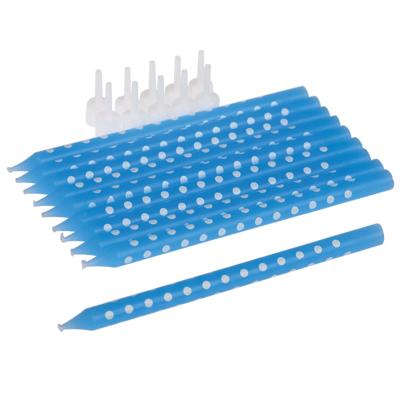 Blue Birthday Candles