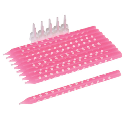Pink Birthday Candles