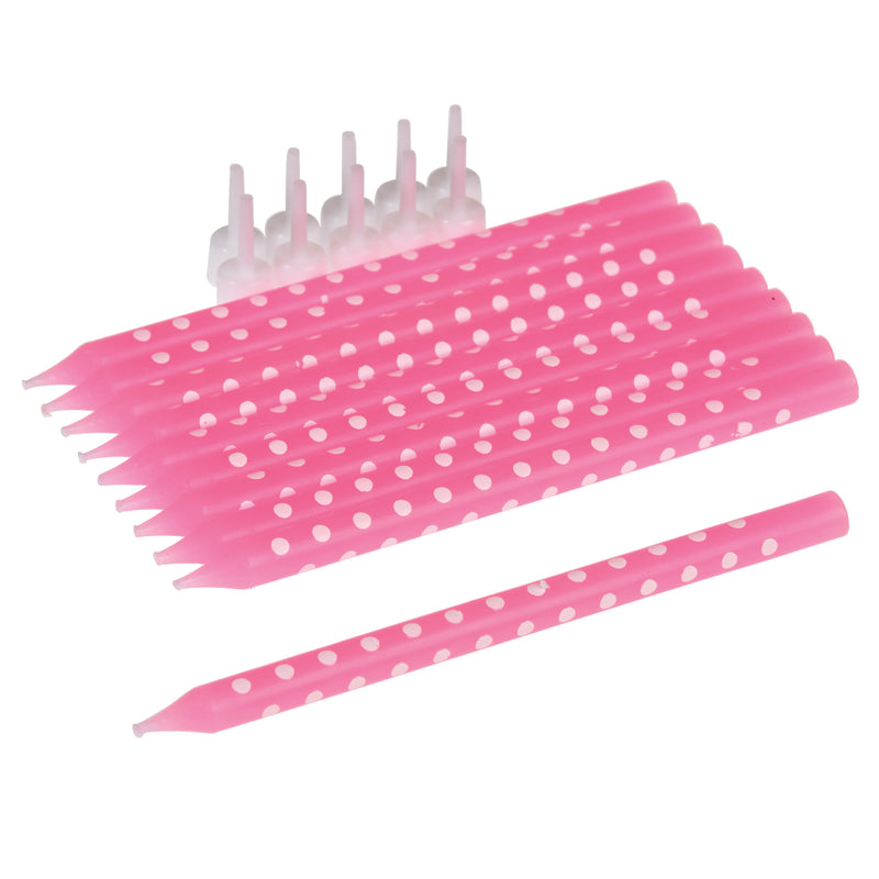 Pink Birthday Candles