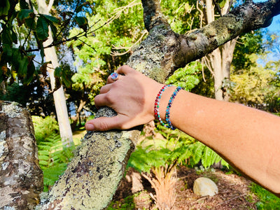 Brass Crystal Healing Bracelets - More Designs Available