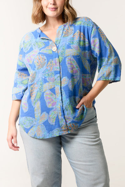 Elodie Butterfly Cotton Top - More Colours Available