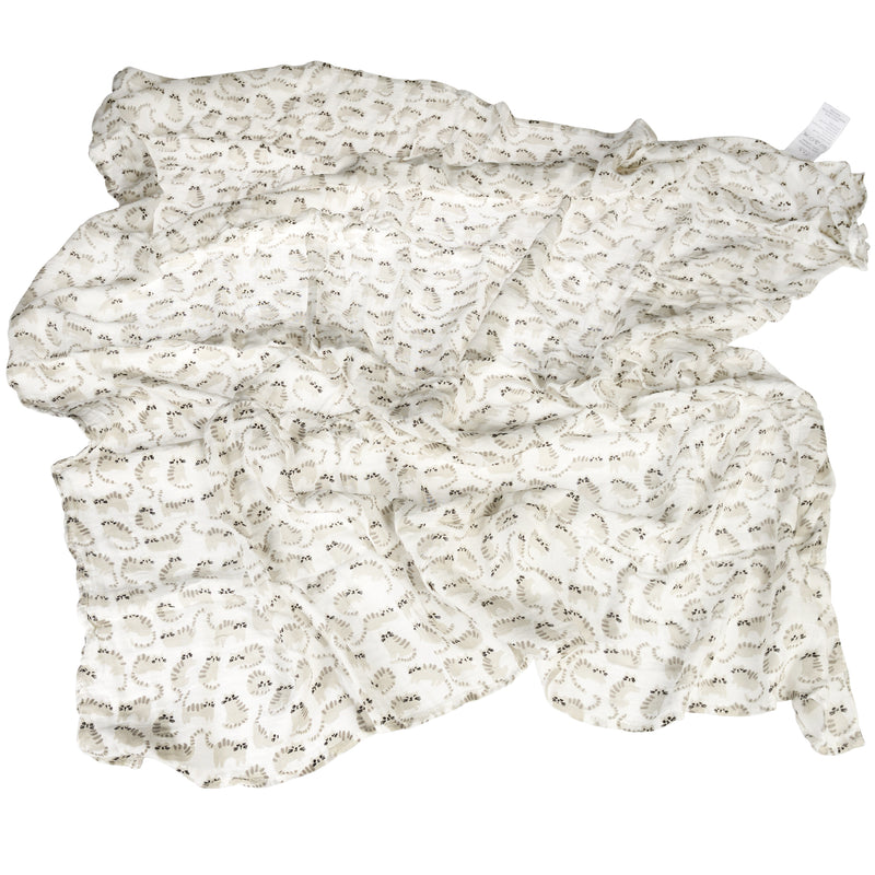 Kitty Cat Swaddling Blanket