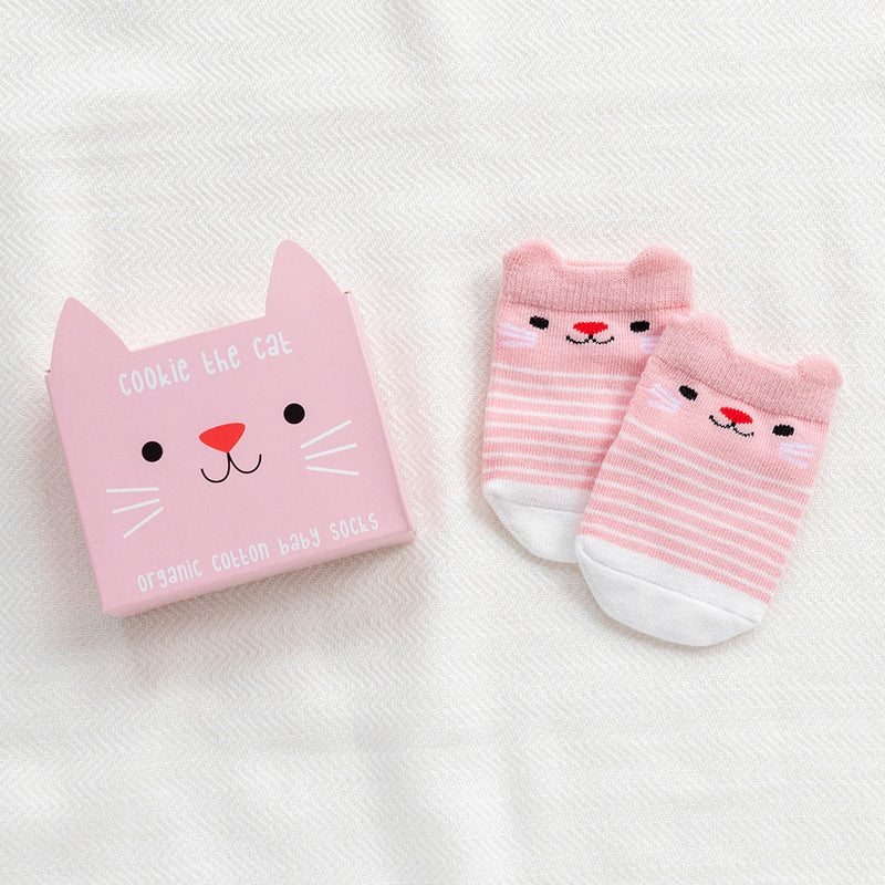 Cookie The Cat Baby Socks