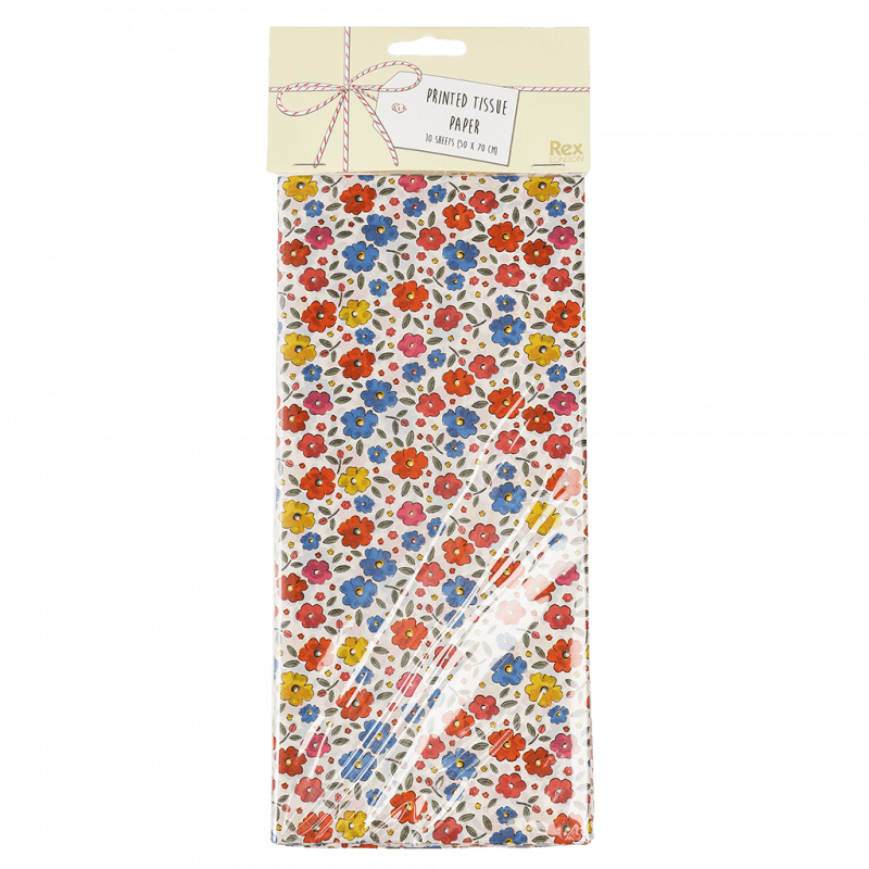 Tilde Floral Ten Sheets Tissue Paper