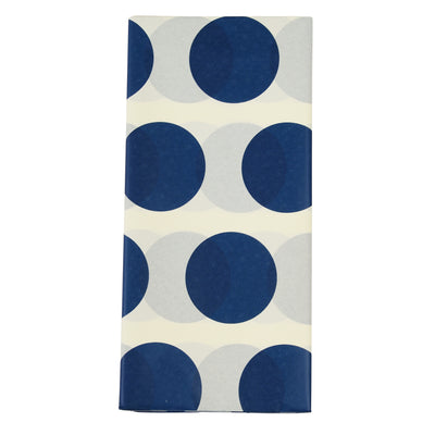 Navy Dot Ten Sheets Tissue Paper