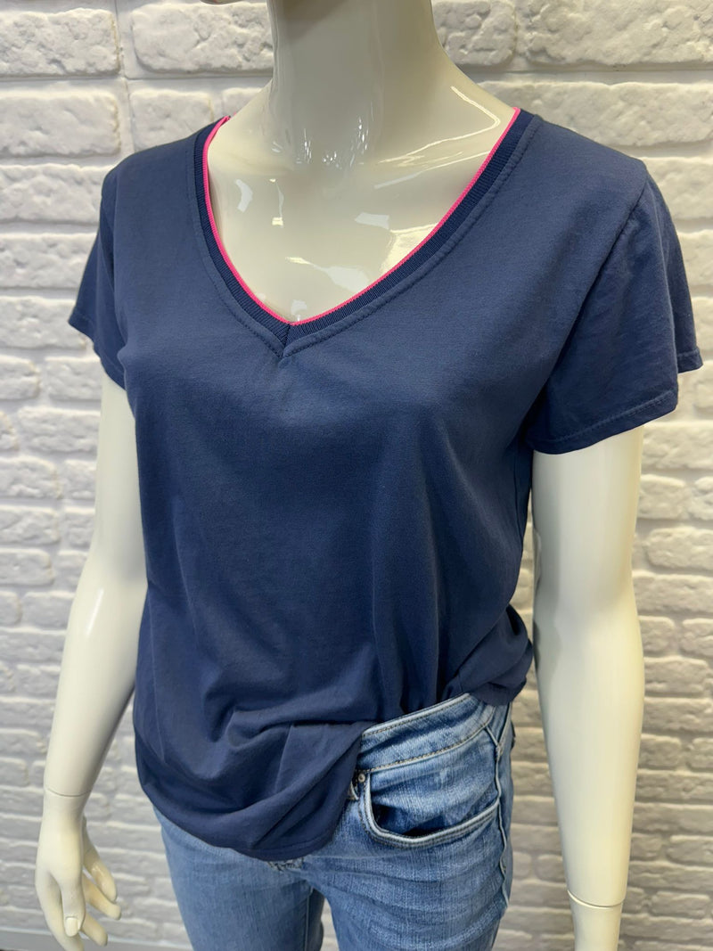 Neon Trim T Shirt - More Colours Available