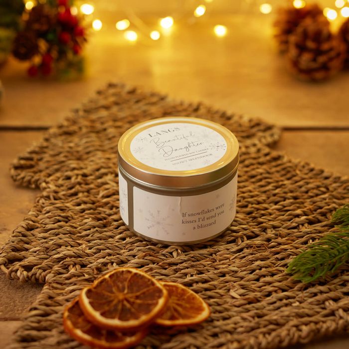 Beautiful Daughter Snowflake Candle