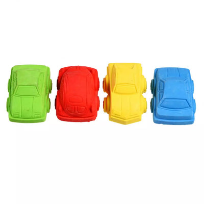 Set Of Four Road Trip Car Erasers