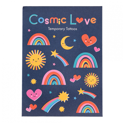 Cosmic Love Temporary Tattoos