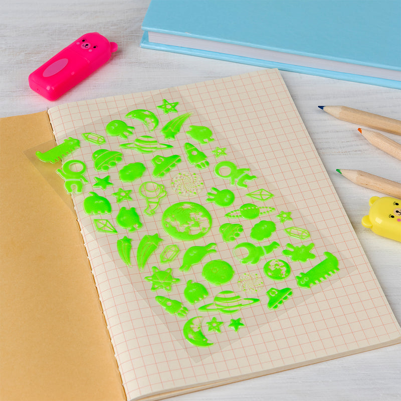 Glow In The Dark Space Stickers