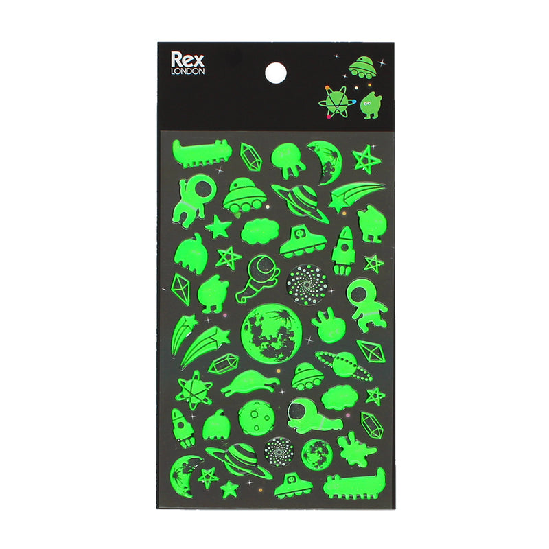 Glow In The Dark Space Stickers