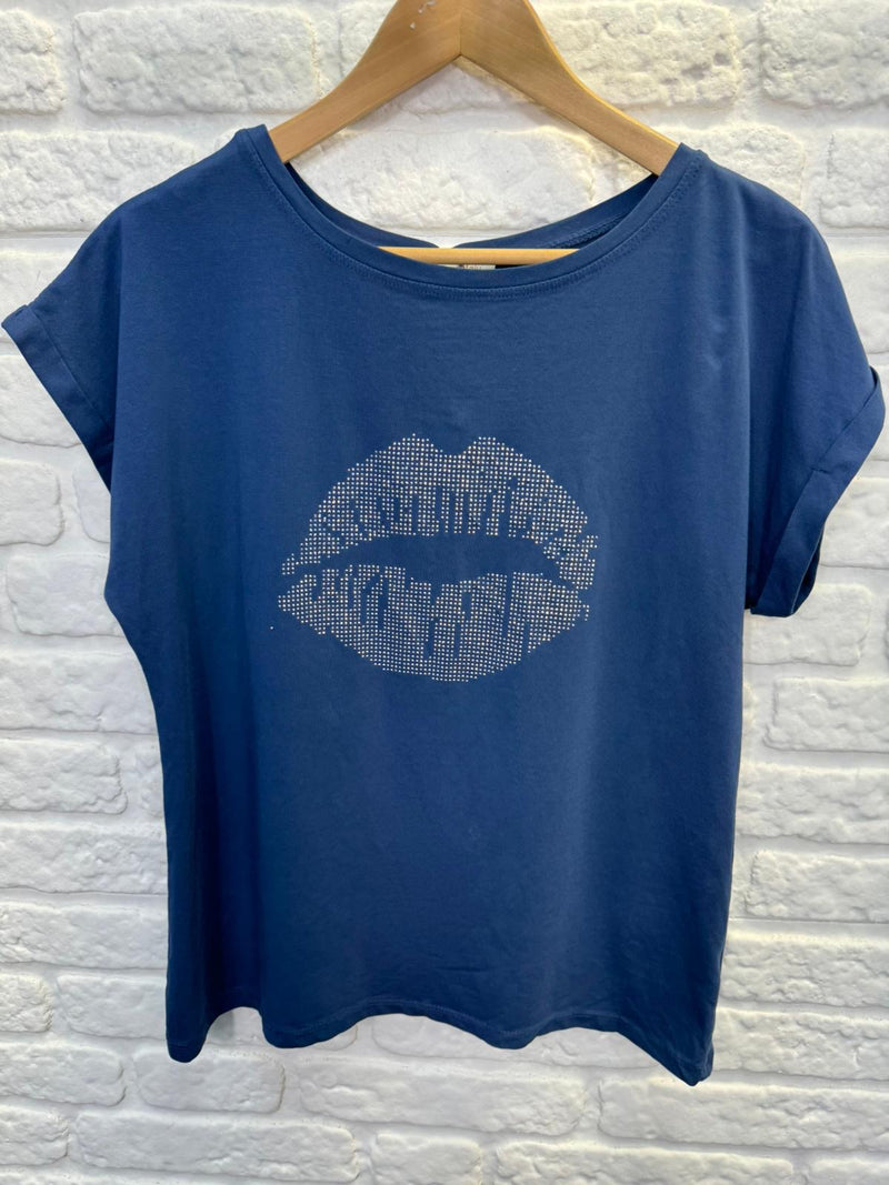 Lips Cotton T-shirt - More Colours Available