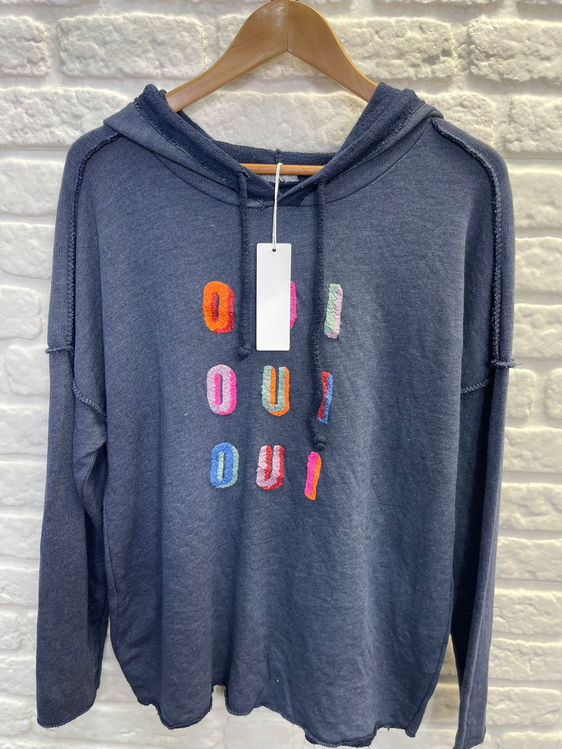 Oui Oui Oui Hoodie - More Colours Available