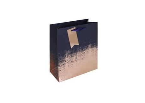 Navy Distressed Medium Gift Bag