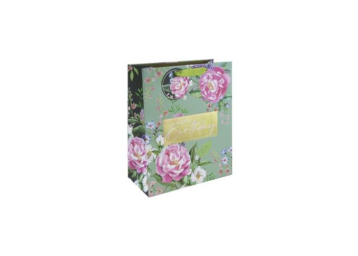 Happy Birthday Floral Large Gift Bag