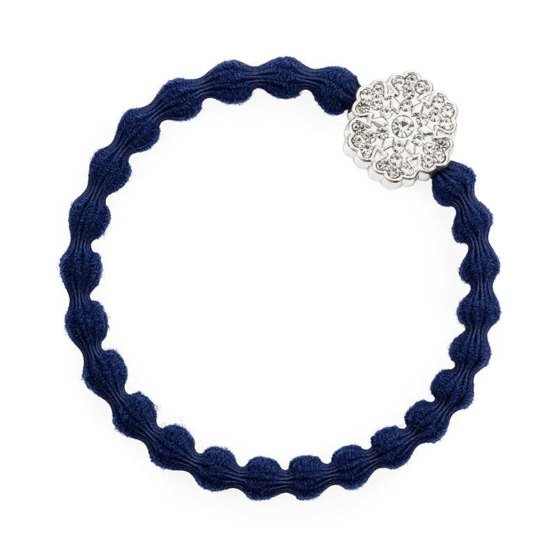 Snowflake Navy Hairband