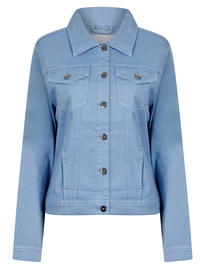 Libby Stretchy Sky Blue Jacket