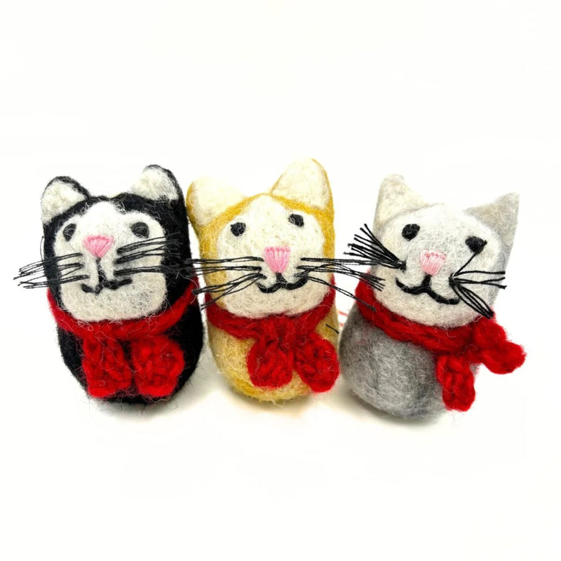 Christmas Mini Cat Decoration