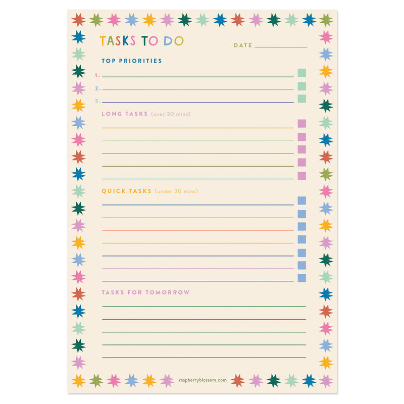 Stars Tasks To Do Daily Planner