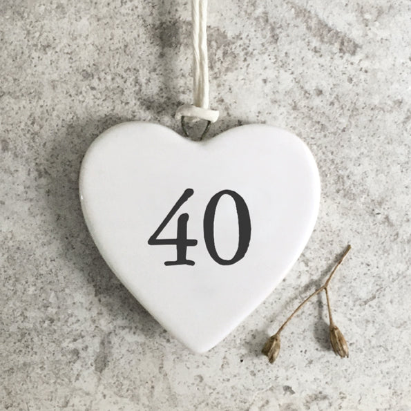 40th Small Heart