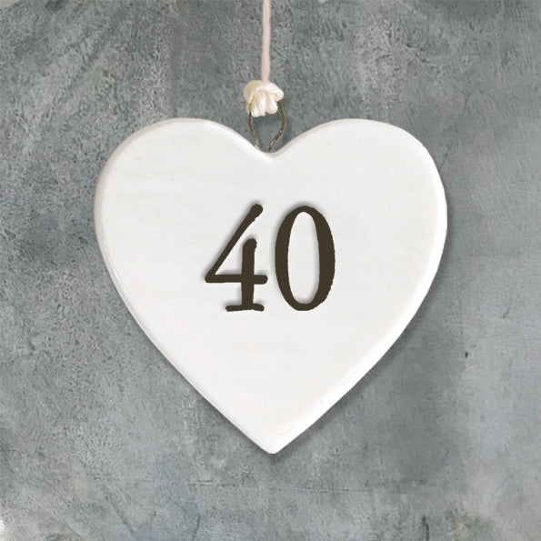 40th Small Heart