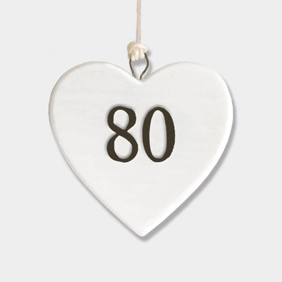80th Small Heart