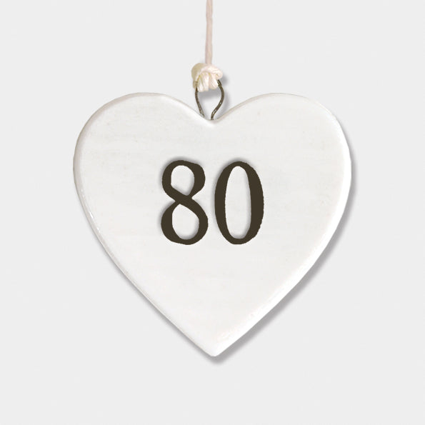 80th Small Heart